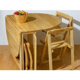  Mesa y sillas de cocina que ahorran espacio - Ideas de cocina 