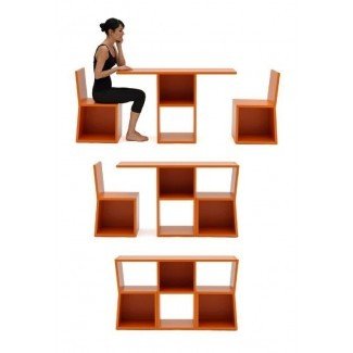  15 ideas prácticas de mesa y silla para ahorrar espacio - Pequeño 