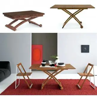  Mesa de comedor convertible Ikea. Coffee Table Brown ... 