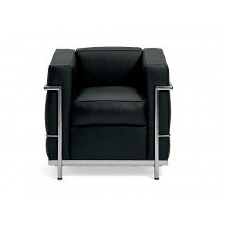  Le Corbusier Petit Comfort Leather Lounge Chair 