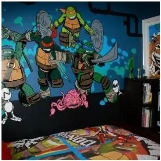  Más de 25 ideas únicas de dormitorios de tortugas Ninja en Pinterest | Ninja 