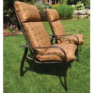  cojines para sillas de patio con respaldo alto 