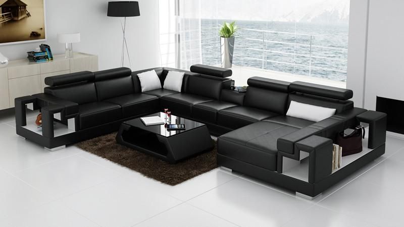 Sofa En U Living Room Furniture U Shaped Leather Sofa Living Room 85 