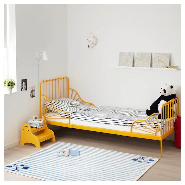 MINNEN Cama extensible - amarillo oscuro - IKEA | Ikea ...