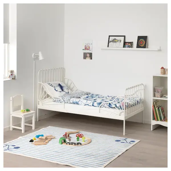 MINNEN Cama extensible - blanco 80x200 cm | Cama infantil ...