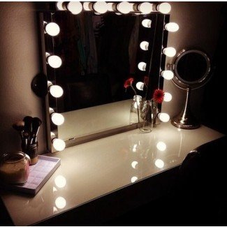  Mesa de tocador con espejo iluminado | Casa Hannah | Pinterest 