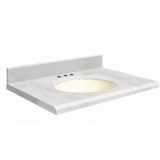 Encimera de tocador para baño individual de 43 "