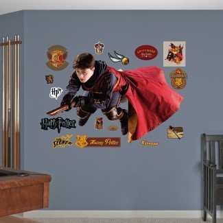  Etiqueta de pared de Harry Potter Quidditch Seeker Peel and Stick 