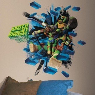  Teenage Mutant Ninja Turtles Brick Poster Giant Wall Decal ... 