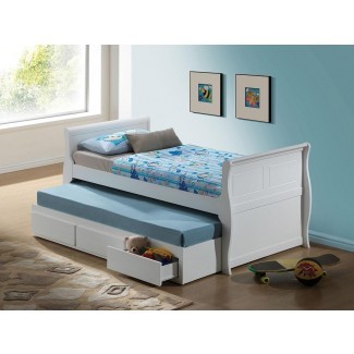  Dormitorio: linda cama nido blanca para inspirar Teenage Girl ... 