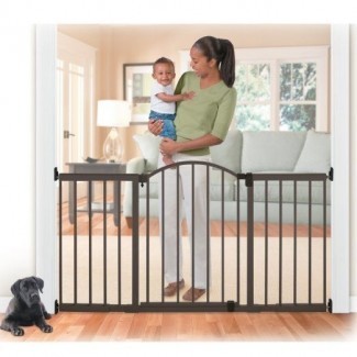  Puertas de seguridad para mascotas que se balancean Puertas de seguridad para bebés extra anchas y altas 