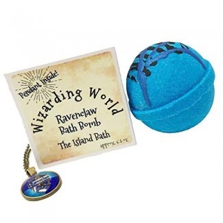  Caja de regalo de la bomba de baño de la Casa Azul de Wizard World con colgante a juego - Hecho en EE. UU. 
