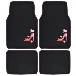  Alfombrillas personalizadas para alfombras, 4 accesorios para automóviles de PC para niñas 