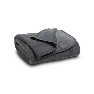  Manta de lana de coral gris carbón - CFTB-016 - Swag 