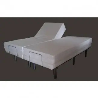  Estructura de cama eléctrica y masaje Queen ajustable Split | Comprar 