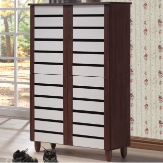 Gabinete de almacenamiento de zapatos Brydon de 18 pares