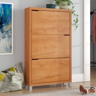 Cade Modern 18-Pair Shoe Storage Cabin et