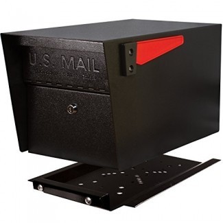  Mail Boss 7500 Mail Manager Pro Bloqueo en la acera Security Mailbox, Black 