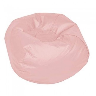  ACEssentials Vinil Bean Bag Sillas para niños y adolescentes, rosa 