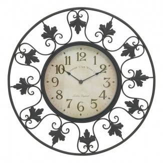  Reloj de pared decorativo exterior de gran tamaño Secaucus 23 "