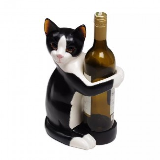  Enyeart Kitty Broche Porta Botella de Vino de Madera 