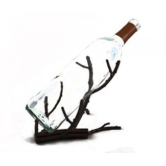  TheopWine Soporte para botella de vino decorativo, estante para vino y accesorio para vino - Viene en caja de regalo 