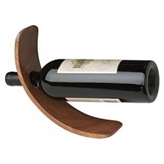  Soporte de madera curvada para botella individual - 9258 