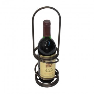  Metrotex Iron Swirl Single Bottle Wine Holder - Meteor ... 