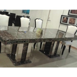  Granite Dining Table 8 Chairs - mesa de granito con 