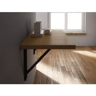 Mesa de madera abatible suspendida de madera VULCANO by CANCIO 