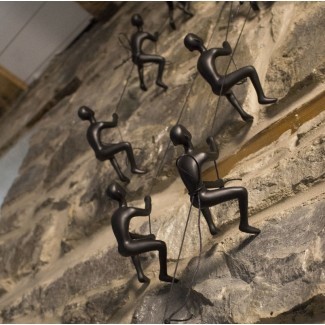  Juego de decoración de pared para hombre Climbing Man de 5 piezas 