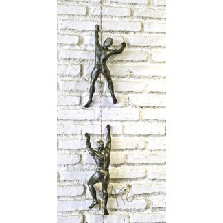  Escultura de pared Climber Climbing Man trepador de pared decoración de pared 