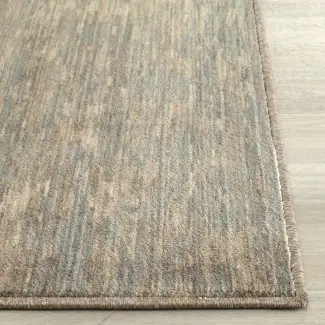  Safavieh Infinity Beige / Gray Area de alfombra y comentarios | Wayfair 