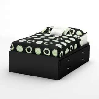  Paso Una cama con plataforma de almacenamiento completa / doble 