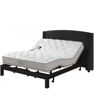  Marco de cama ajustable con número de sueño | Cabeceros negros para ... 