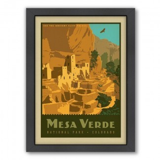 ' Vintage Park Mesa Verde 'enmarcado anuncio vintage 