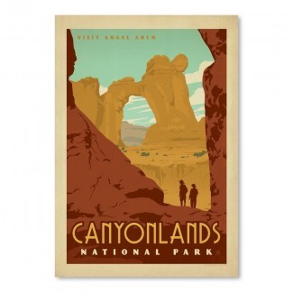  Canyonlands National Park Vintage Anuncio 