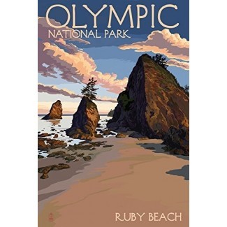  Olympic National Parque, Washington - Ruby Beach 