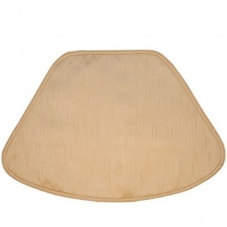  Juego de 2 sábanas de guisantes dulces - Mantel dorado en forma de cuña Shantung para mesas redondas 