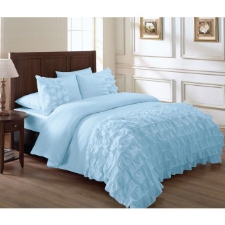  Blue Ruffle Bedding Sets 