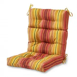  Greendale Home Fashions Cojín de silla para exterior con respaldo alto ... 