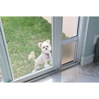  Cómo construir una puerta para perros para una puerta corredera 