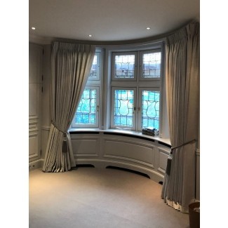 Cortinas de la ventana de la bahía | Cortinas hechas Londres | Ideas para cortinas 