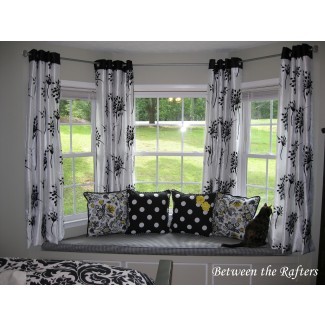  Las mejores barras de cortina para ventanas saledizas | HomesFeed 