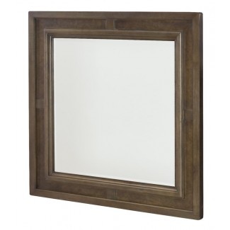  Espejo de pared con marco cuadrado de madera Medfield 