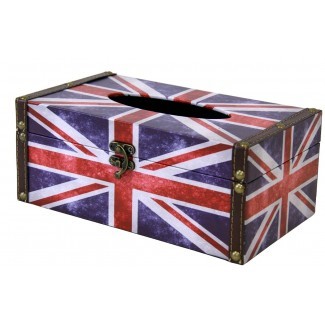  Vreeland British Tissue Box Cover 