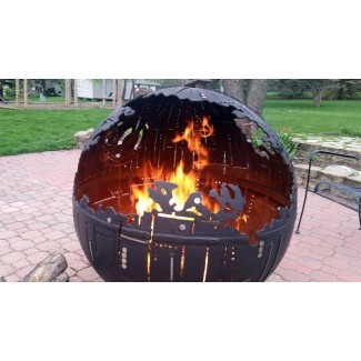  The Star Wars Death Star Fire Pit | MyBooThang 