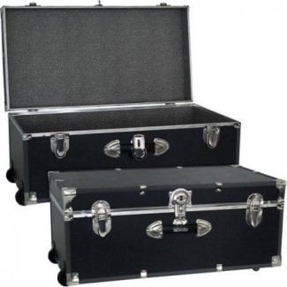  Mercury Luggage Seward Trunk Wheeled Storage Footlocker, 30 "/ Modelo: 6113-18 / color: Negro 
