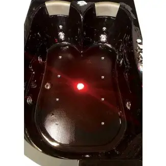  Orion Hydrotherapy Bañera de hidromasaje de esquina de 72 "x 48" con calentador 