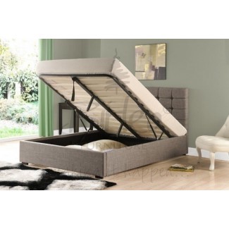  Birlea Isabella 6ft Super King Size Grey Upholstered ... 